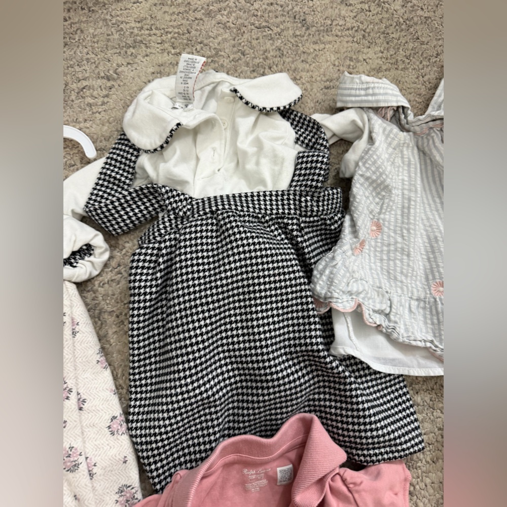 Lot of baby clothes 24 months dress skirts top pants Nicole miller polo sets - Picture 10 of 16
